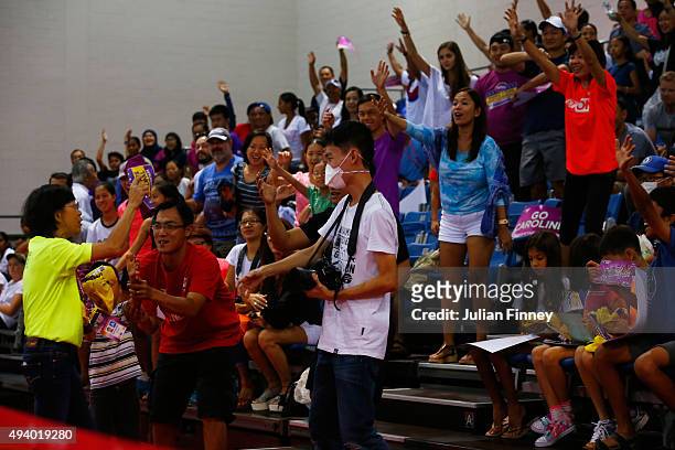 General view of fans during the WTA Rising Stars Invitational at OCBC Arena on October 24, 2015 in Singapore.