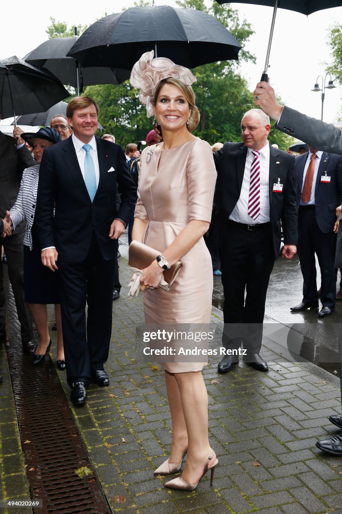 King Willem-Alexander And Queen Maxima Of The Netherlands Visit North Rhine-Westphalia