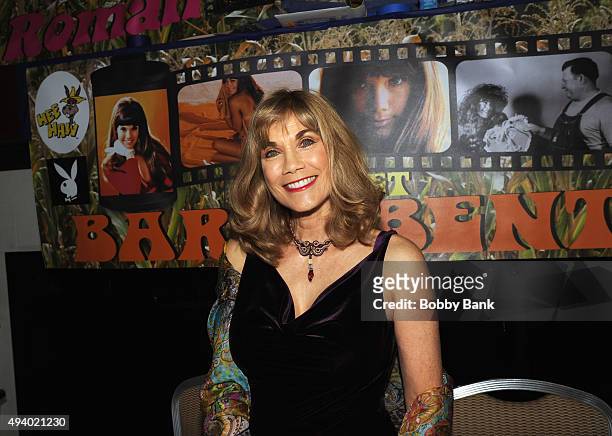 Barbi Benton attends the Chiller Theatre Expo - Day 1 at Sheraton Parsippany Hotel on October 23, 2015 in Parsippany, New Jersey.