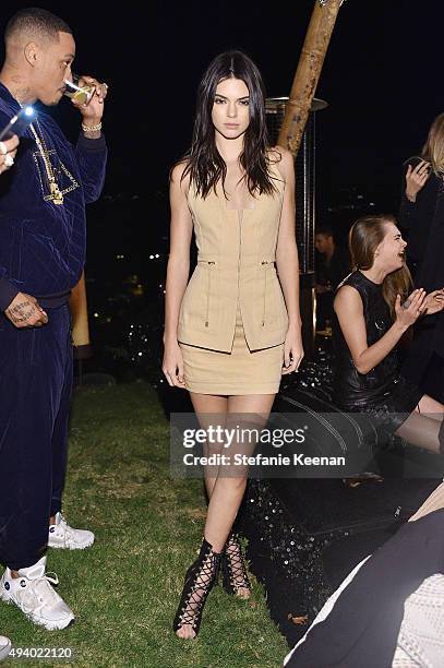 Kendall Jenner attends Olivier Rousteing & Beats Celebrate In Los Angeles at Private Residence on October 23, 2015 in Los Angeles, California.