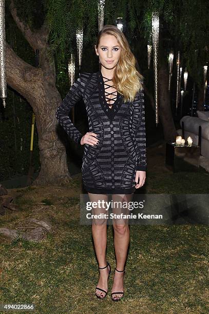 Dylan Penn attends Olivier Rousteing & Beats Celebrate In Los Angeles at Private Residence on October 23, 2015 in Los Angeles, California.