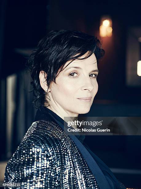 Actress Juliette Binoche is photographed for Self Assignment on May 20, 2014 in Cannes, France.