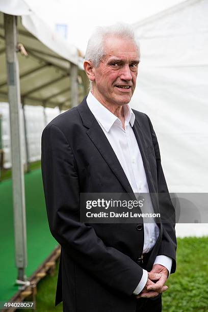 Keith Barnham, Physicist and author of 'The Burning Answer' at the Hay Festival on May 27, 2014 in Hay-on-Wye, Wales.