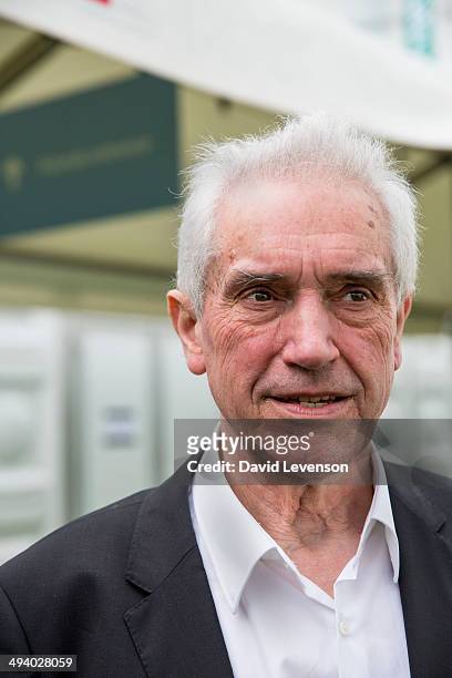 Keith Barnham, Physicist and author of 'The Burning Answer' at the Hay Festival on May 27, 2014 in Hay-on-Wye, Wales.