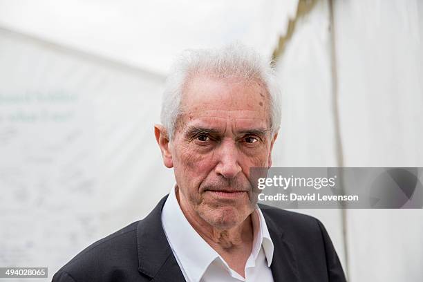 Keith Barnham, Physicist and author of 'The Burning Answer' at the Hay Festival on May 27, 2014 in Hay-on-Wye, Wales.