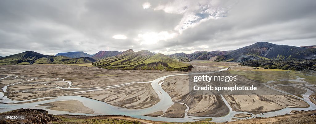 Panorama of Iceland - Landmannalaugar