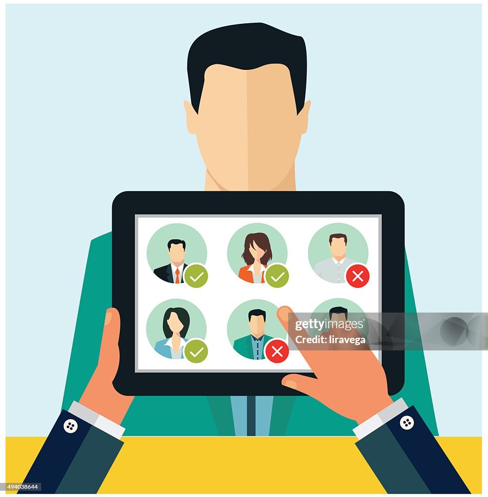 Selection Process Animation Job Candidate Selection Process High-Res Vector Graphic - Getty Images