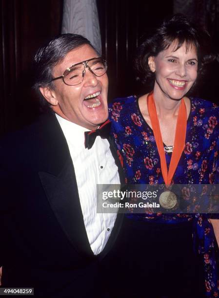 Director Frank Perry and wife author Barbara Goldsmith attend "A Decade of Literary Lions: The Pride of the New York Public Library" Gala to Benefit...