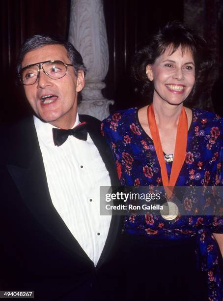 Director Frank Perry and wife author Barbara Goldsmith attend "A Decade of Literary Lions: The Pride of the New York Public Library" Gala to Benefit...