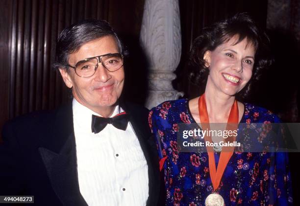 Director Frank Perry and wife author Barbara Goldsmith attend "A Decade of Literary Lions: The Pride of the New York Public Library" Gala to Benefit...