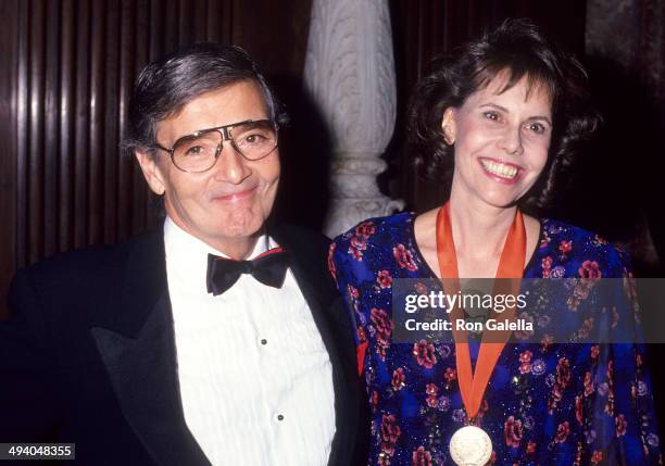 Director Frank Perry and wife author Barbara Goldsmith attend "A Decade of Literary Lions: The Pride of the New York Public Library" Gala to Benefit...