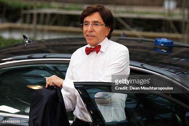 Elio Di Rupo, Prime Minister of Belgium, arrives at the Informal Dinner of Heads of State or Government held at the Justus Lipsius Building on May...