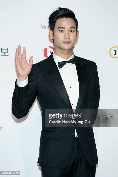 South Korean actor Kim Soo-Hyun attends the 50th Paeksang Arts Awards on May 27, 2014 in Seoul, South Korea.
