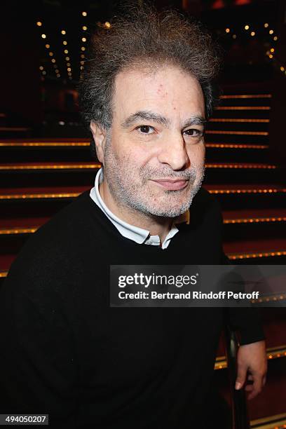 Raphael Mezrahi attends the 'Mugler Follies' 100th Edition at Le Comedia in Paris on May 26, 2014 in Paris, France.