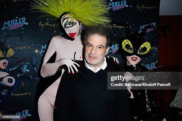 Raphael Mezrahi attends the 'Mugler Follies' 100th Edition at Le Comedia in Paris on May 26, 2014 in Paris, France.