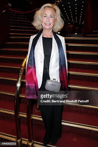 Actress Brigitte Fossey attends the 'Mugler Follies' 100th Edition at Le Comedia in Paris on May 26, 2014 in Paris, France.