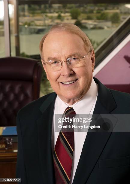 James Dobson poses for a portrait in 2011 in Colorado Springs, Colorado.