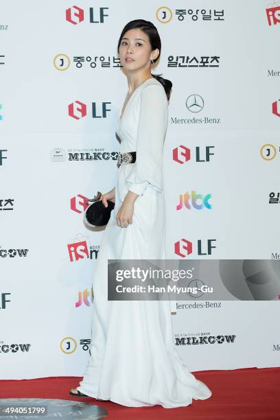 South Korean actress Lee Bo-Young attends the 50th Paeksang Arts Awards on May 27, 2014 in Seoul, South Korea.