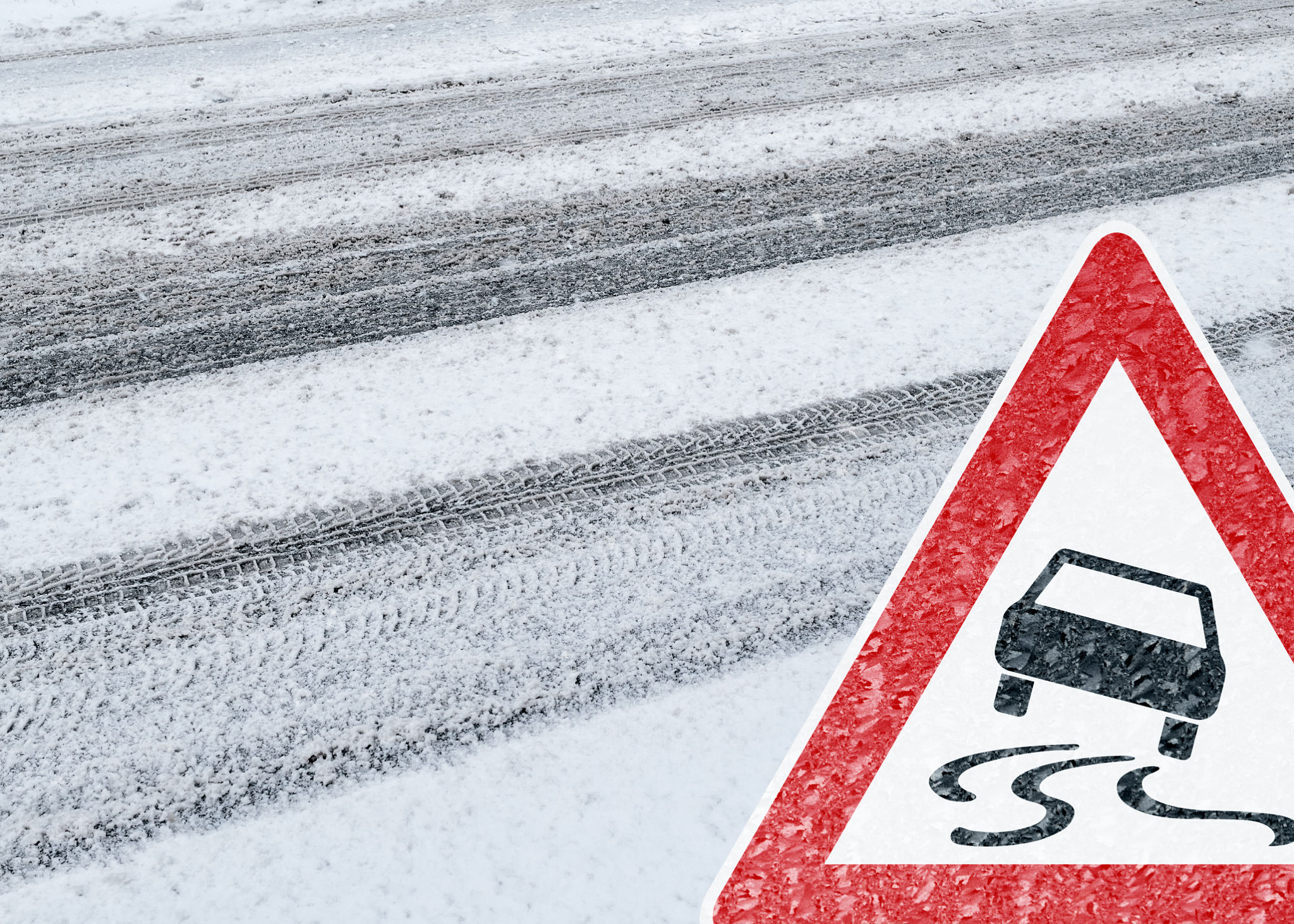 icy road driving