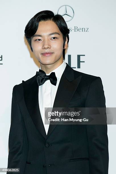 South Korean actor Yeo Jin-Gu attends the 50th Paeksang Arts Awards on May 27, 2014 in Seoul, South Korea.