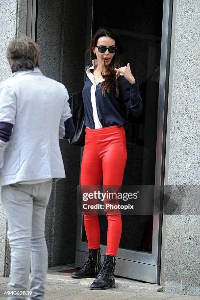 Nina Moric is seen on May 27, 2014 in Milan, Italy.