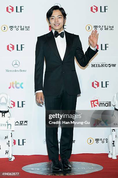 South Korean actor Yeo Jin-Gu attends the 50th Paeksang Arts Awards on May 27, 2014 in Seoul, South Korea.