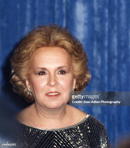 Actress Doris Roberts wins award for Outstanding Supporting Actress in a Drama Series - St. Elsewhere, at the 35th Annual Primetime Emmy Awards held...