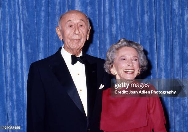 Dancers Arthur Murray and his wife Kathryn attend the 35th Annual Primetime Emmy Awards held at the Pasadena Civic Auditorium on September 25, 1983...