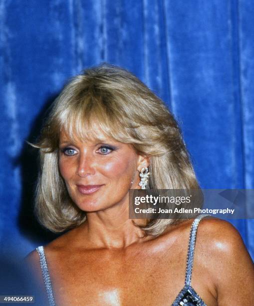 Actress Linda Evans attends the 35th Annual Primetime Emmy Awards held at the Pasadena Civic Auditorium on September 25, 1983 in Pasadena, California.