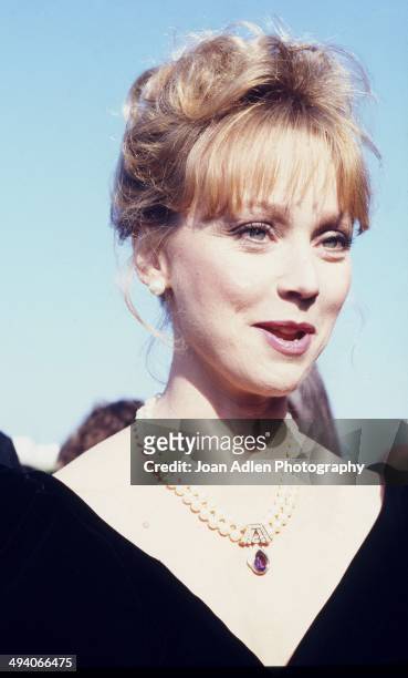 Actress Shelley Long arriving at the 35th Annual Primetime Emmy Awards held at the Pasadena Civic Auditorium on September 25, 1983 in Pasadena,...