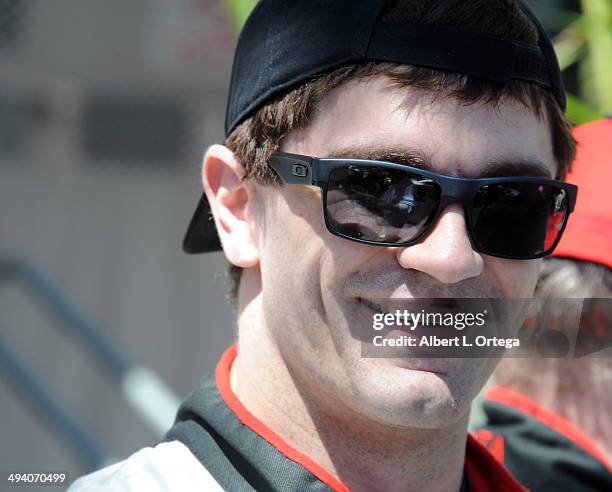 Actor Sam Witwer participates in the 37th Annual Toyota Pro/Celebrity Race - Day 1 held on the streets of Long Beach on April 11, 2014 in Long Beach,...