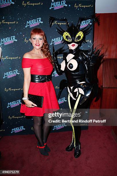 Cindy Sander attends the 'Mugler Follies' 100th Edition at Le Comedia in Paris on May 26, 2014 in Paris, France.