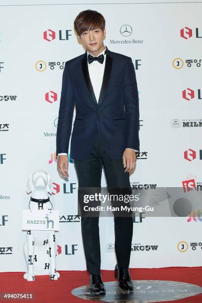 South Korean actor Choi Jin-Hyuk attends the 50th Paeksang Arts Awards on May 27, 2014 in Seoul, South Korea.