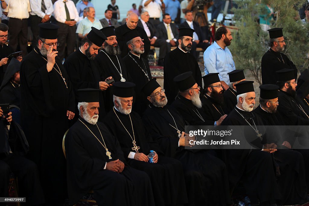 Orthodox Patriarchs visit the River Jordan