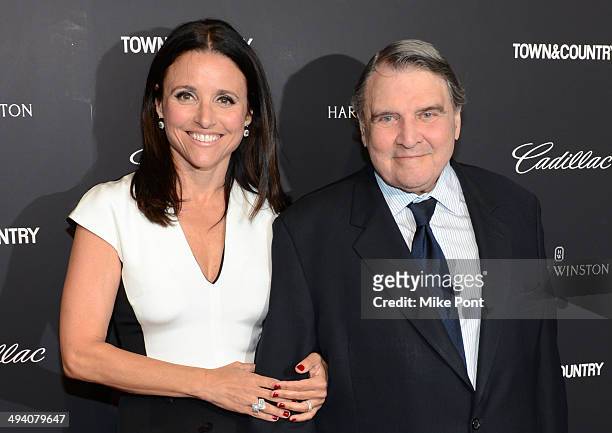 Actress Julia Louis-Dreyfus and father William Louis-Dreyfus attend the Town & Country screening of the "Generosity of Eye" at Walter Reade Theater...
