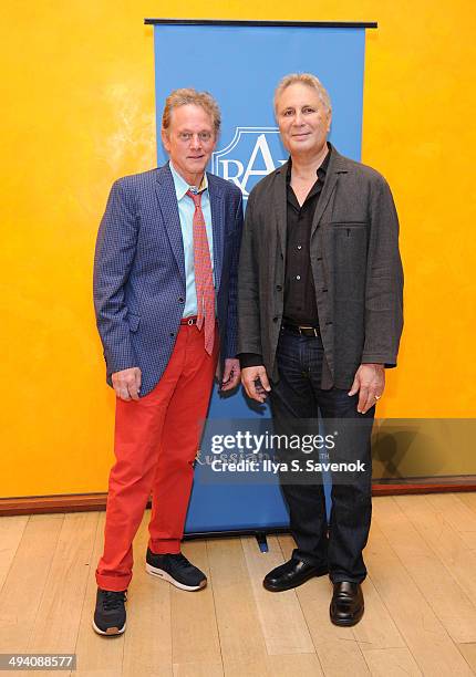 Michael Bacon and John Corigliano attend the 12th Annual Russian Heritage Month "Philippe Quint & Friends" Benefit Performance at The Times Center on...