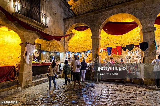 medieval festival - ibiza town stock pictures, royalty-free photos & images