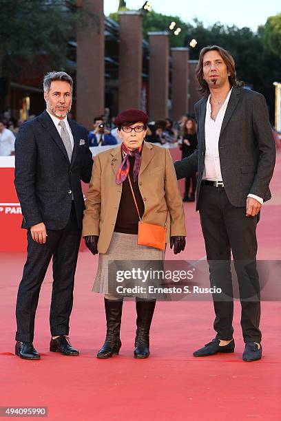 Franca Valeri attends a red carpet for 'StarLight Cinema Award' during the 10th Rome Film Fest on October 24, 2015 in Rome, Italy.