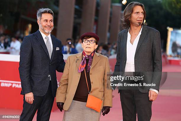 Franca Valeri attends a red carpet for 'StarLight Cinema Award' during the 10th Rome Film Fest on October 24, 2015 in Rome, Italy.