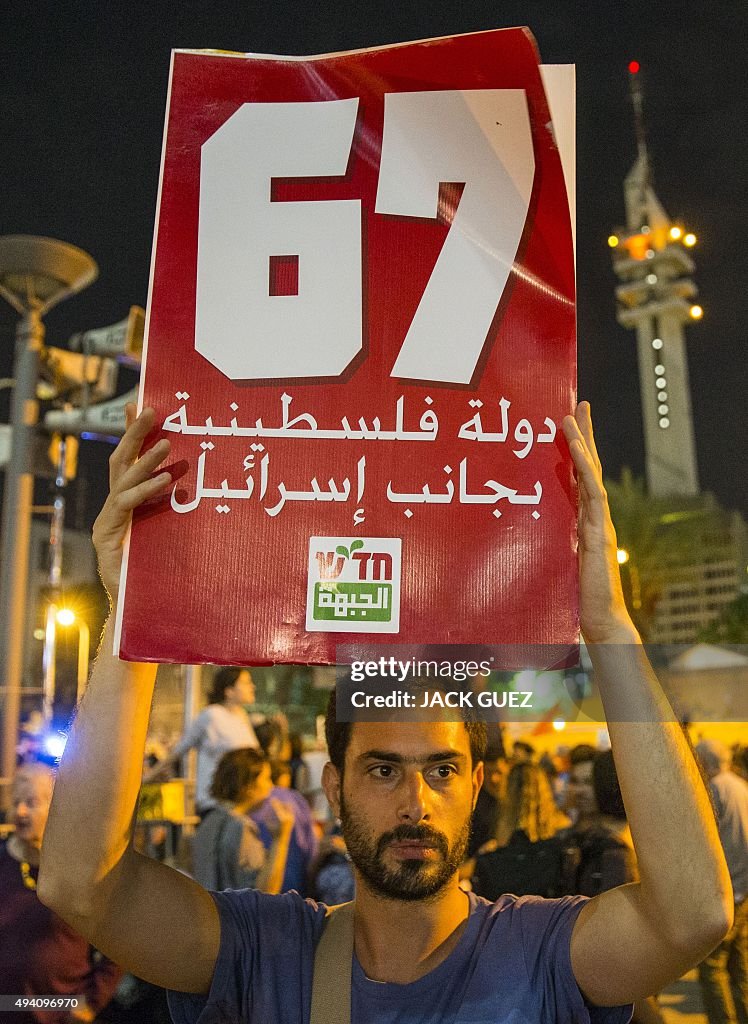 ISRAEL-PALESTINIAN-CONFLICT-PEACE-DEMO