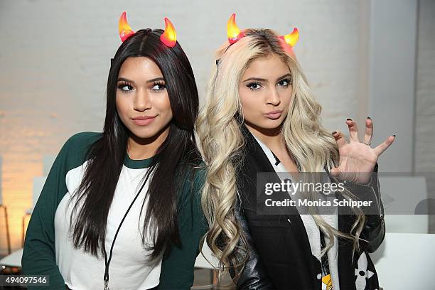 Julia Kelly and Carrington Durham attend Entertainment Weekly's first ever "EW Fest" presented by LG OLED TV on October 24, 2015 in New York City.