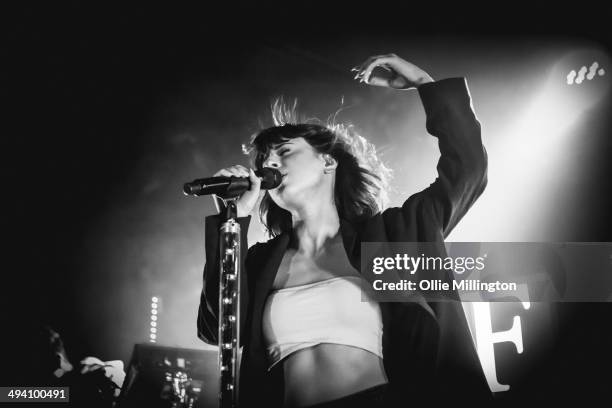 Louisa Rose Allen of Foxes performs on stage at The Institute on May 27, 2014 in Birmingham, United Kingdom.