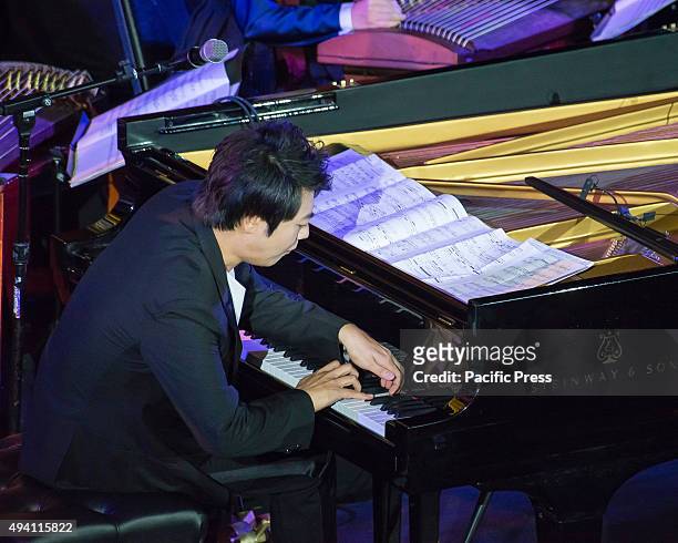 Pianist Lang Lang performs in the UN Day concert in General Assembly Hall. On the eve of the 70th anniversary of the United Nations Charter, United...