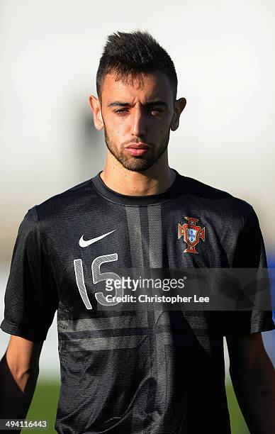 Bruno Fernandes of Portugal during the Toulon Tournament Group A match between China and Portugal at the Stade De Lattre on May 27, 2014 in Aubagne,...