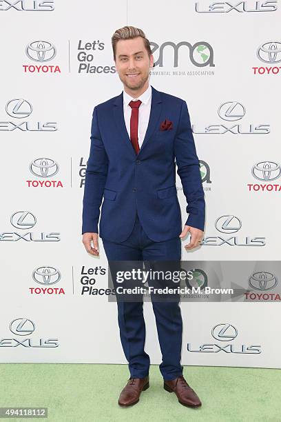 Host Lance Bass attends the 25th annual EMA Awards presented by Toyota and Lexus and hosted by the Environmental Media Association at Warner Bros....