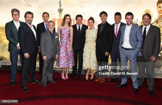 Christopher McQuarrie, Dragomir Mrsic, Tom Lassally, Erwin Stoff, Emily Blunt, Tom Cruise, Charlotte Riley, Doug Liman, Franz Drameh, Jonas Armstrong...