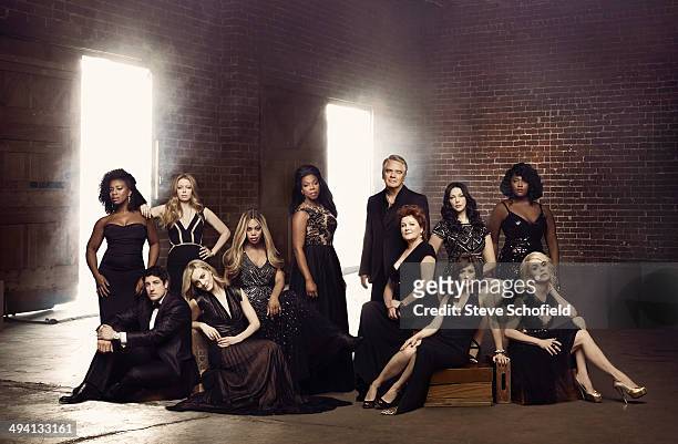 The cast of Orange is the New Black are photographed for Emmy magazine on March 23, 2014 in Los Angeles, California.