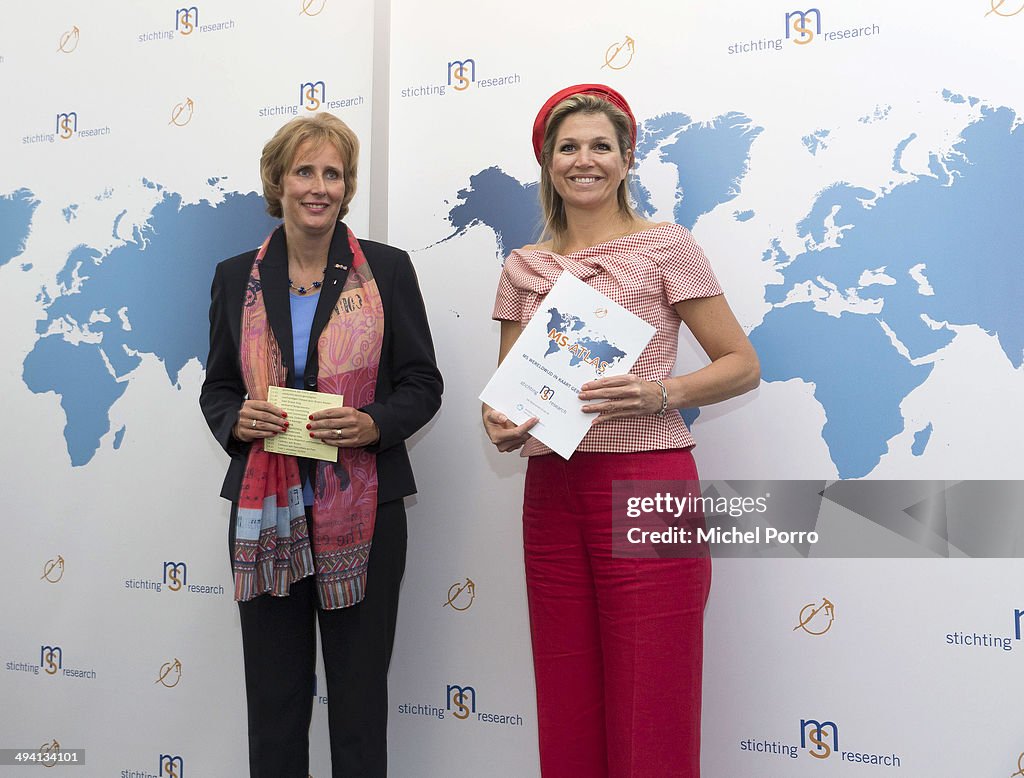 Queen Maxima Of The Netherlands Attends World MS Day