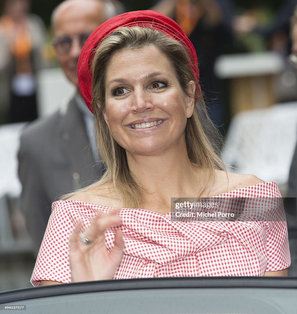Queen Maxima Of The Netherlands Attends World MS Day