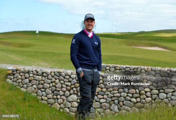 Henrik Stenson of Sweden poses during the Nordea Masters Pro-Am day, at the PGA Sweden National on May 28, 2014 in Malmo, Sweden.